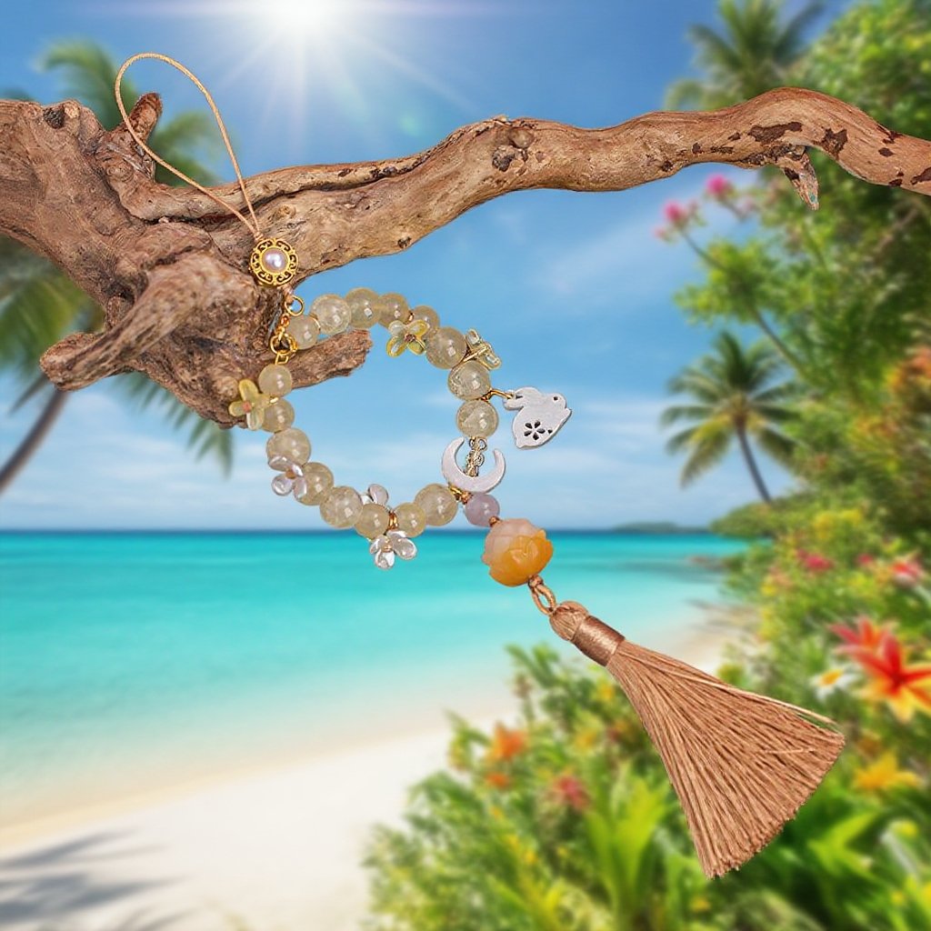 قلادة سيارة شرابة مصنوعة من مواد متينة