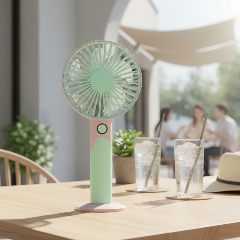 Portable USB Rechargeable Handheld Mini Fan