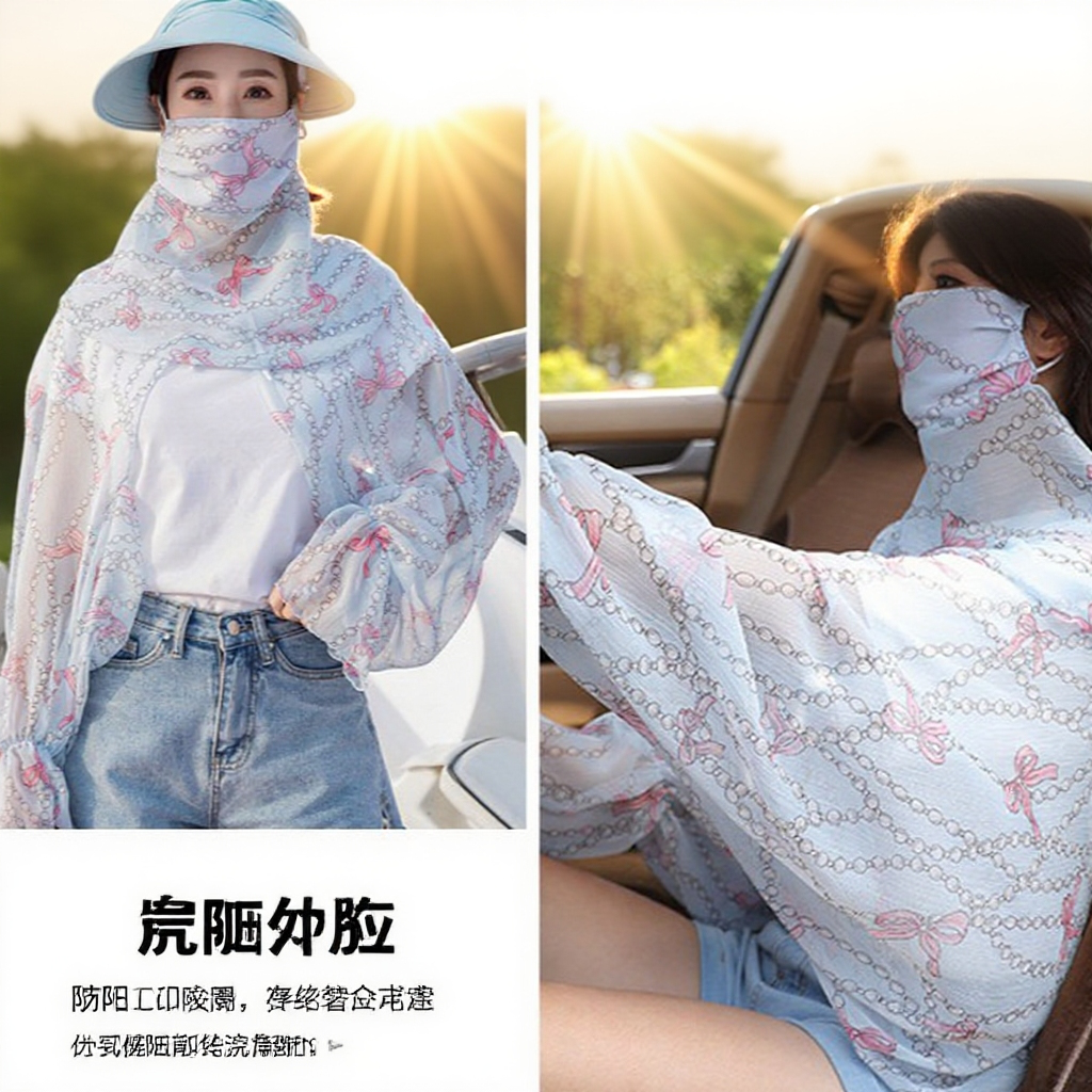 ビーチ日よけ帽子セット