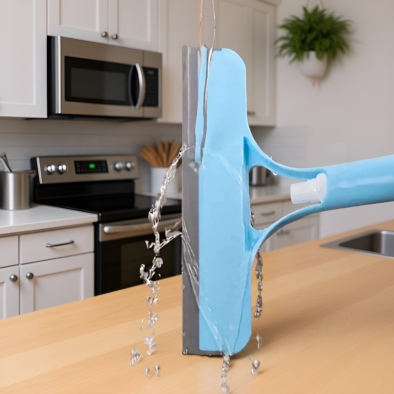 Raclette de douche 3-en-1 nettoyeur de vitres pour salle de bain