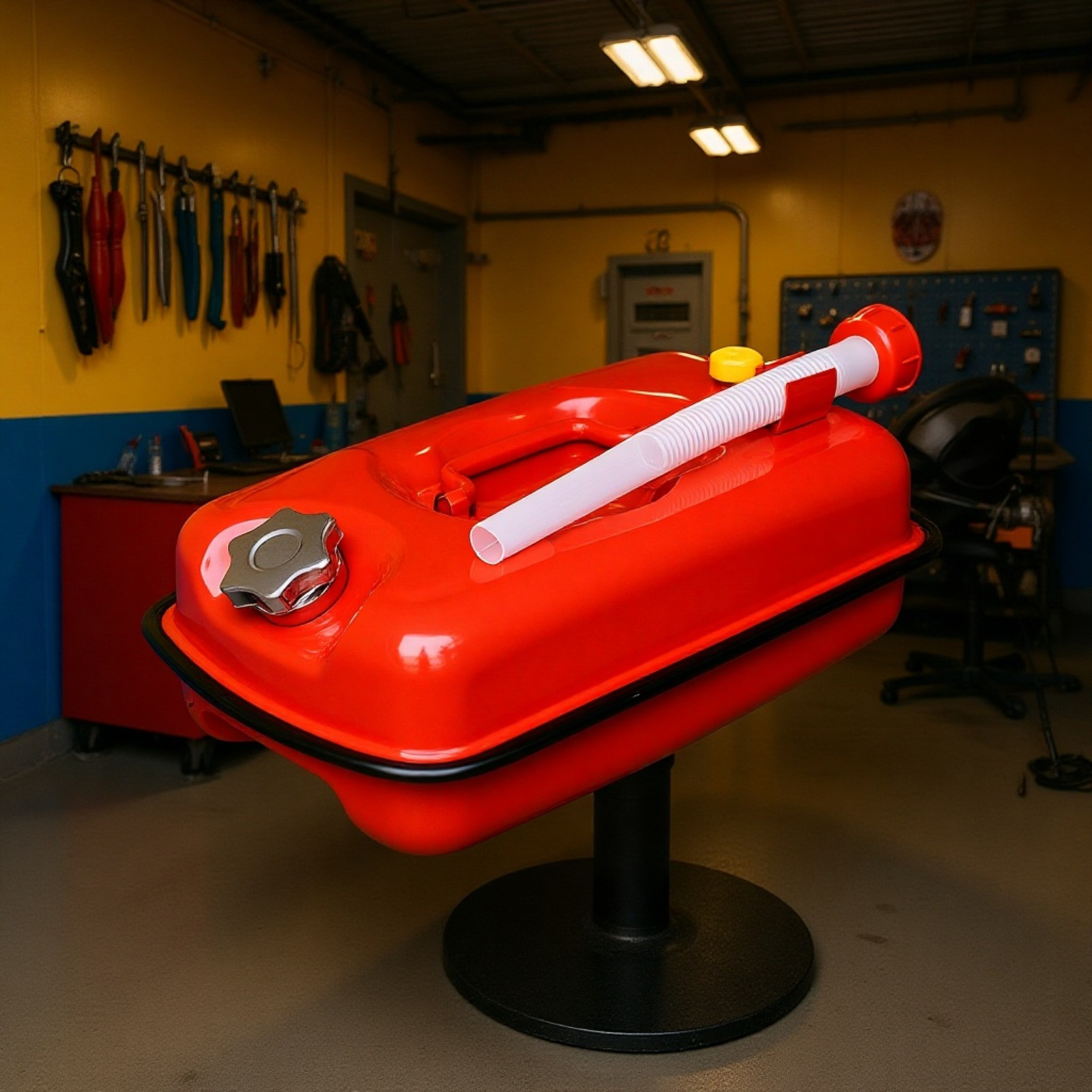 خزان بنزين أفقي