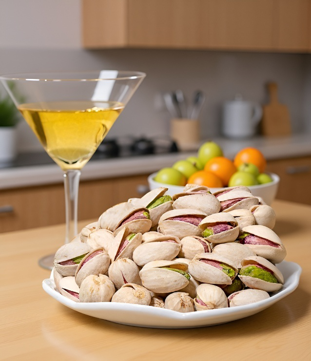 厳選されたピスタチオの粒