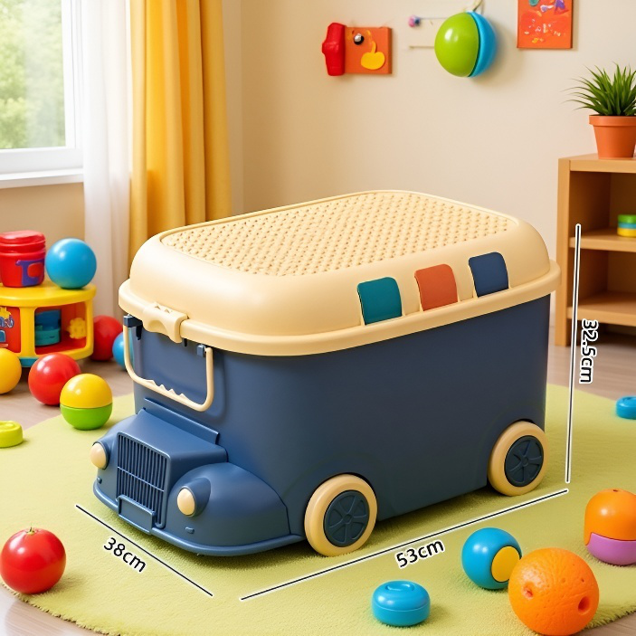 Niedliche Lokomotive Spielzeug-Aufbewahrungsbox