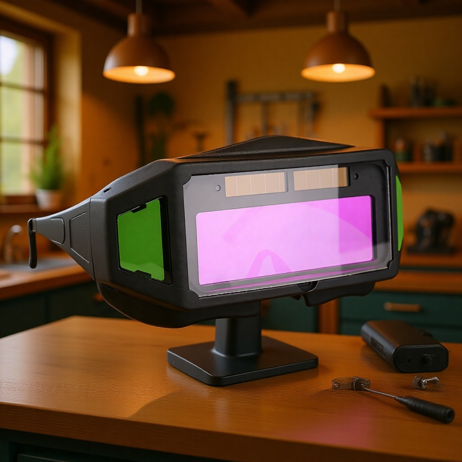 نظارات لحام ذاتية التعتيم لحماية عيون العاملين