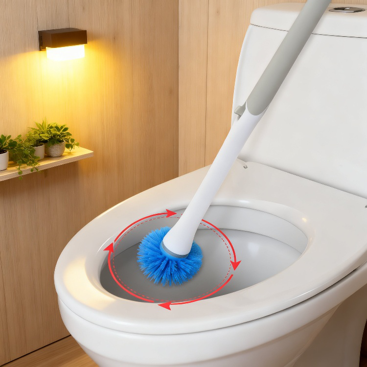 家庭用浴室壁掛け式掃除ブラシ。隅々まで汚れを落とすのに最適。