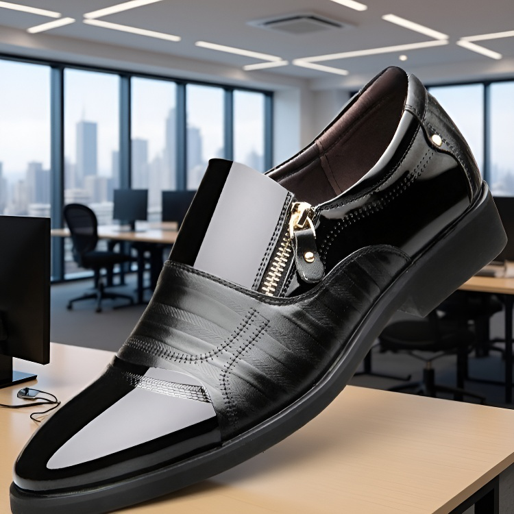 ビジネス メンズ コンフォート 大きいサイズ ポインテッドトゥ ビジネス 革靴 快適なビジネスシングルシューズ フォーマルな大きいサイズの紳士靴