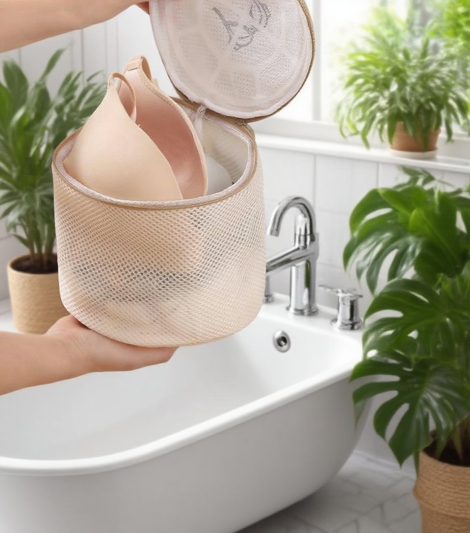 Underwear household cleaning bag with zipper