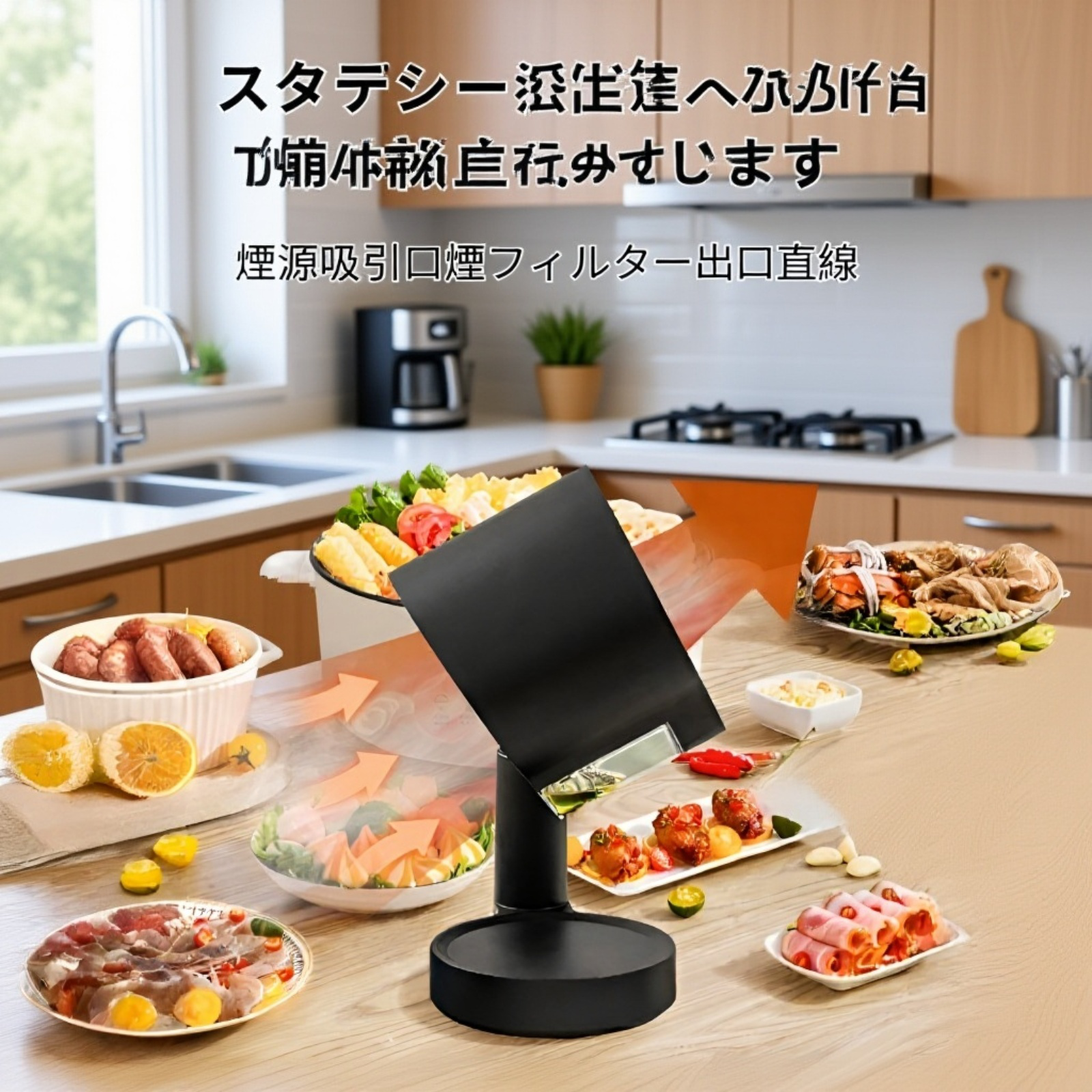 コンパクトなキッチンにぴったりのレンジフード