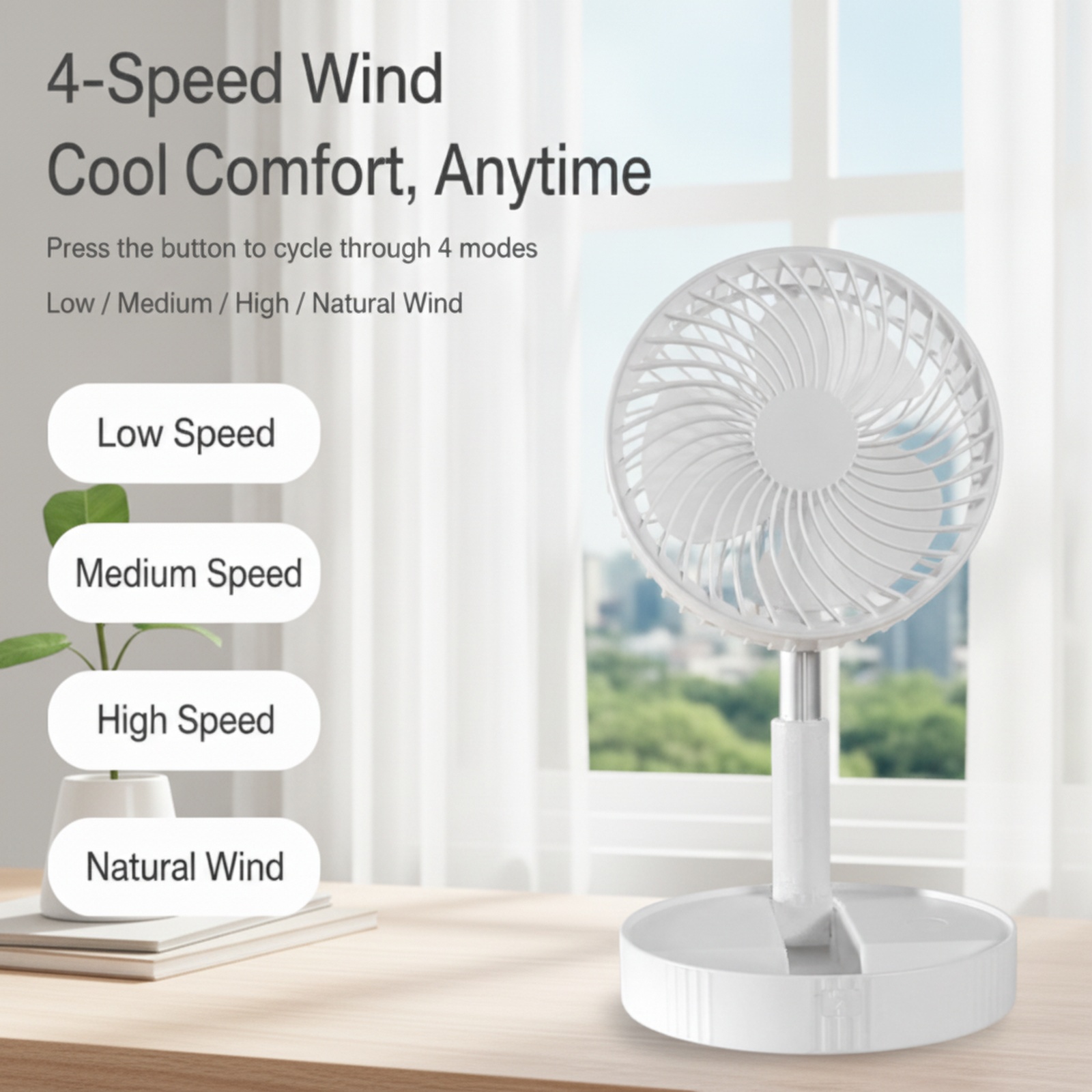 Foldable Portable Mini Fan