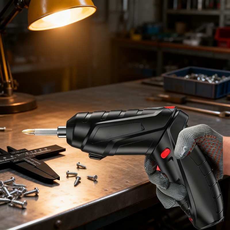 電動ネジドリル 48付属品付き 家庭用多機能電動ドライバー 充電式小型家庭用電動ドライバーセット（3色あり）