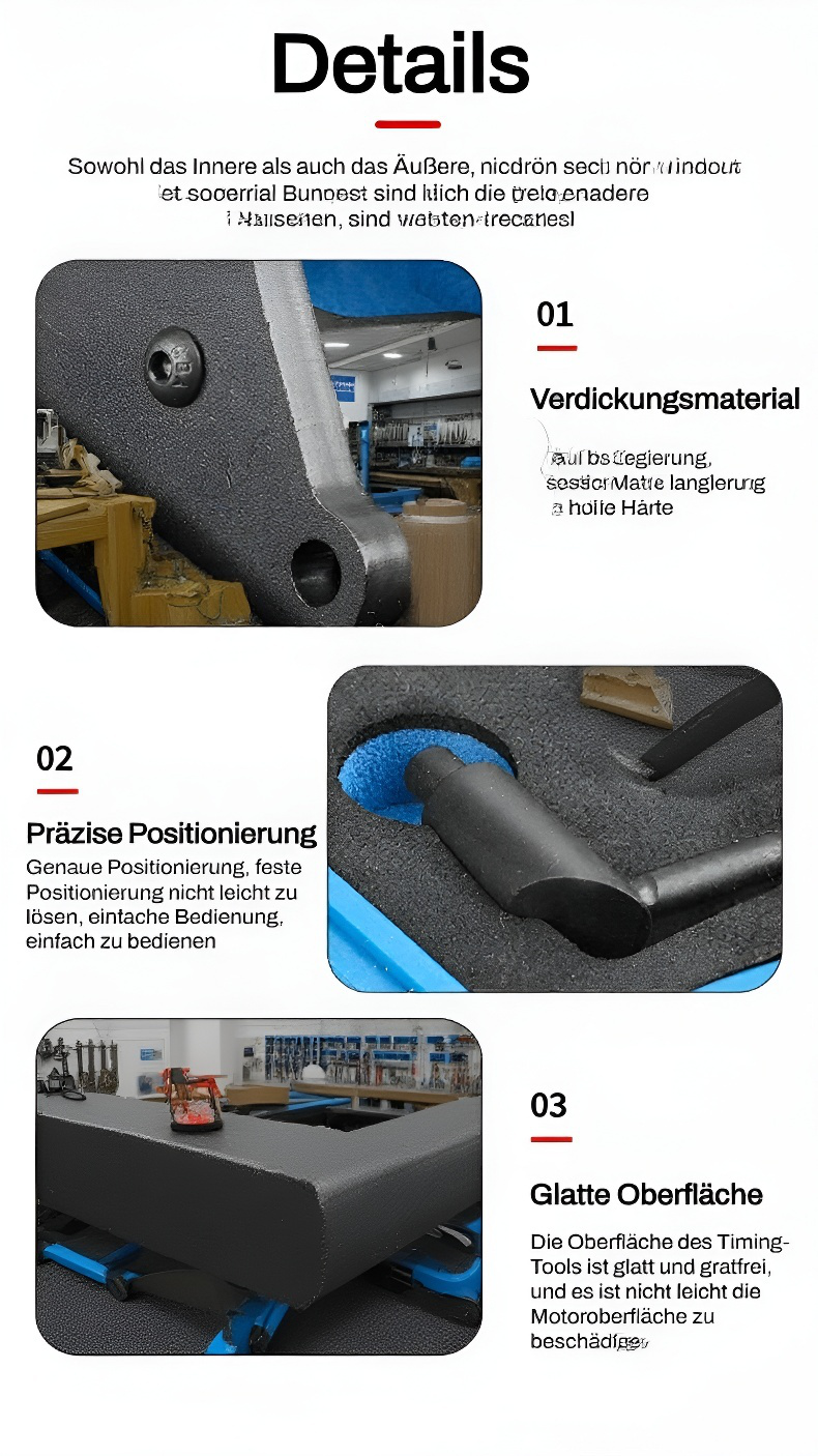 Citroen 1.2 Einstellwerkzeug im Werkstattgebrauch