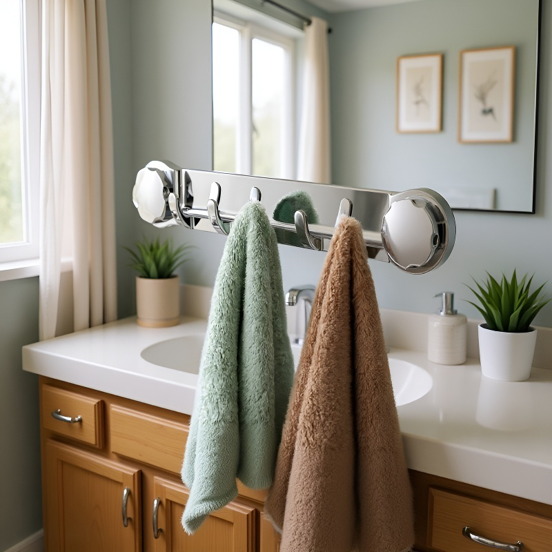 욕실용 다기능 못 없는 강력한 흡착 컵 후크