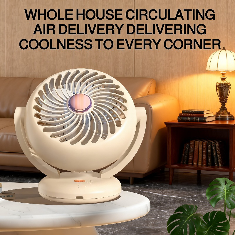 Desktop USB Rechargeable Table Fan