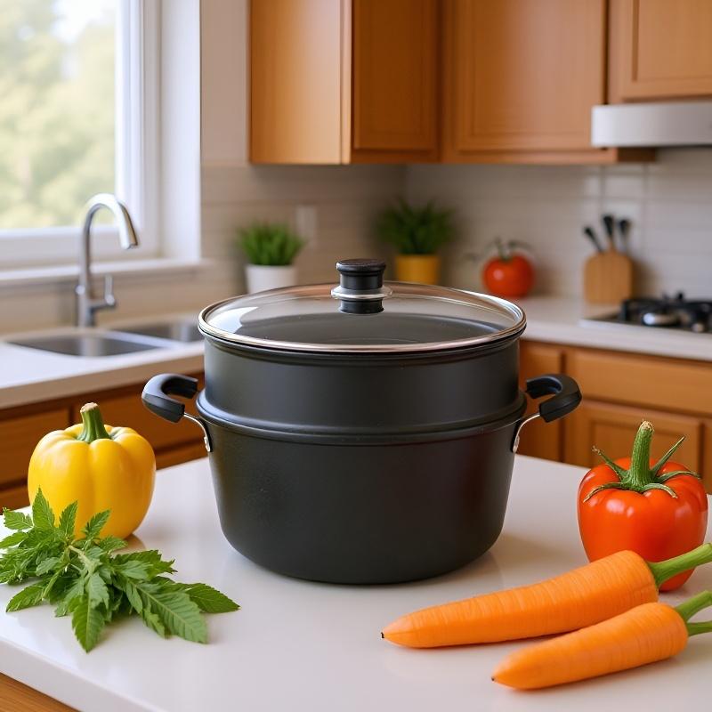 McRib-Suppentopf mit zwei Griffen, antihaft