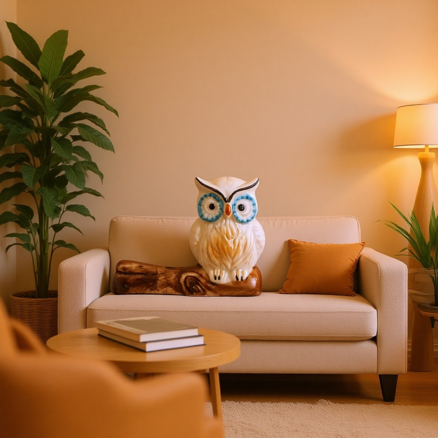 アロマスティックとフクロウ香炉のセット画像