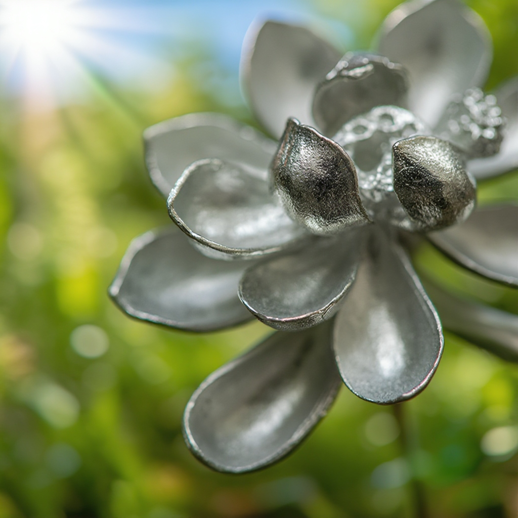 메탈 소재 미니 연꽃 선향 베이스