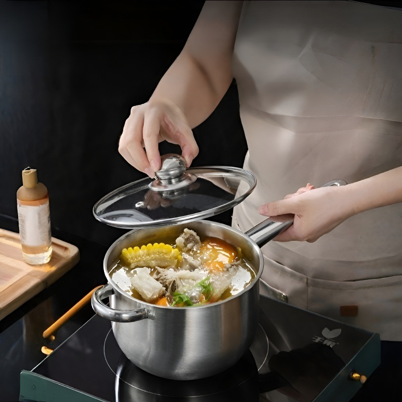 Freidora doméstica de gran capacidad de acero inoxidable con filtro