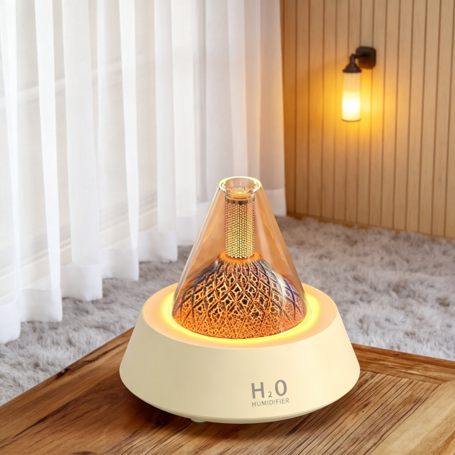 Desktop Volcano Aromatherapy Machine Home Desktop Mini Creative Aromatherapy Machine Atmosphere Nigh