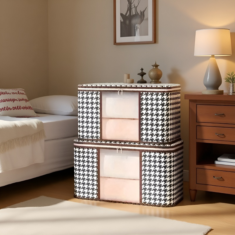 가정용 초대형 의류 정리 가방 면 이불 가방 수납함 방습 방진 수납 가방 전용 수납 이사 초대형 수납함