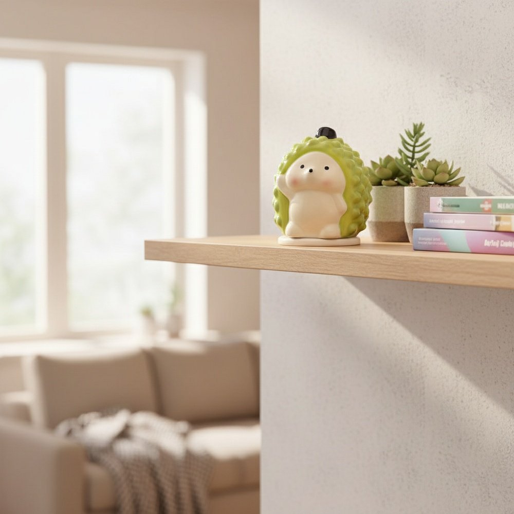 Personalized hedgehog-shaped toothpick holder for kitchen