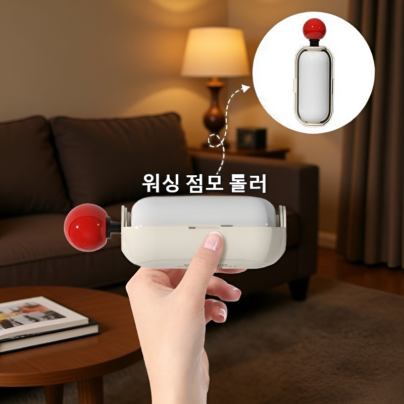 휴대용 투인원 비스코스 브러쉬 스크래퍼