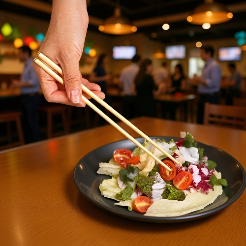 위생적인 304 스테인리스 젓가락