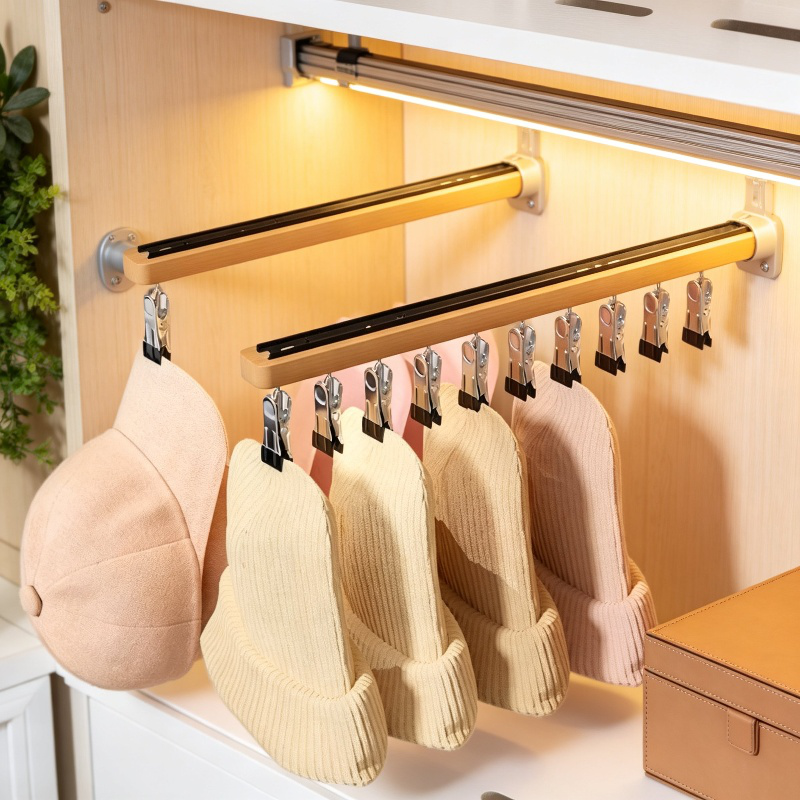 Estante deslizante para ropa interior y almacenamiento en la cocina