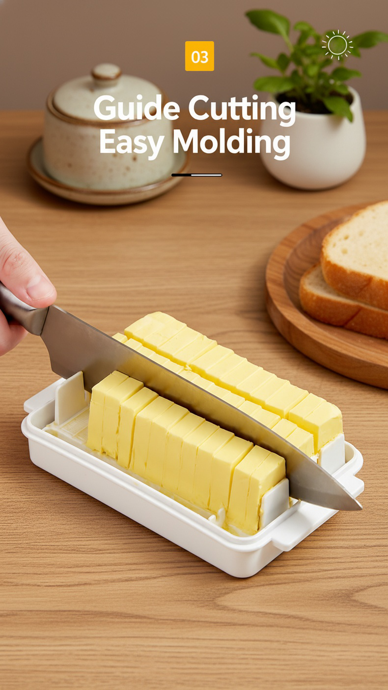Rectangular cheese keeper with secure lid