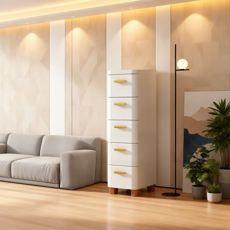 Mueble de almacenamiento doméstico de cajones múltiples para sala de estar