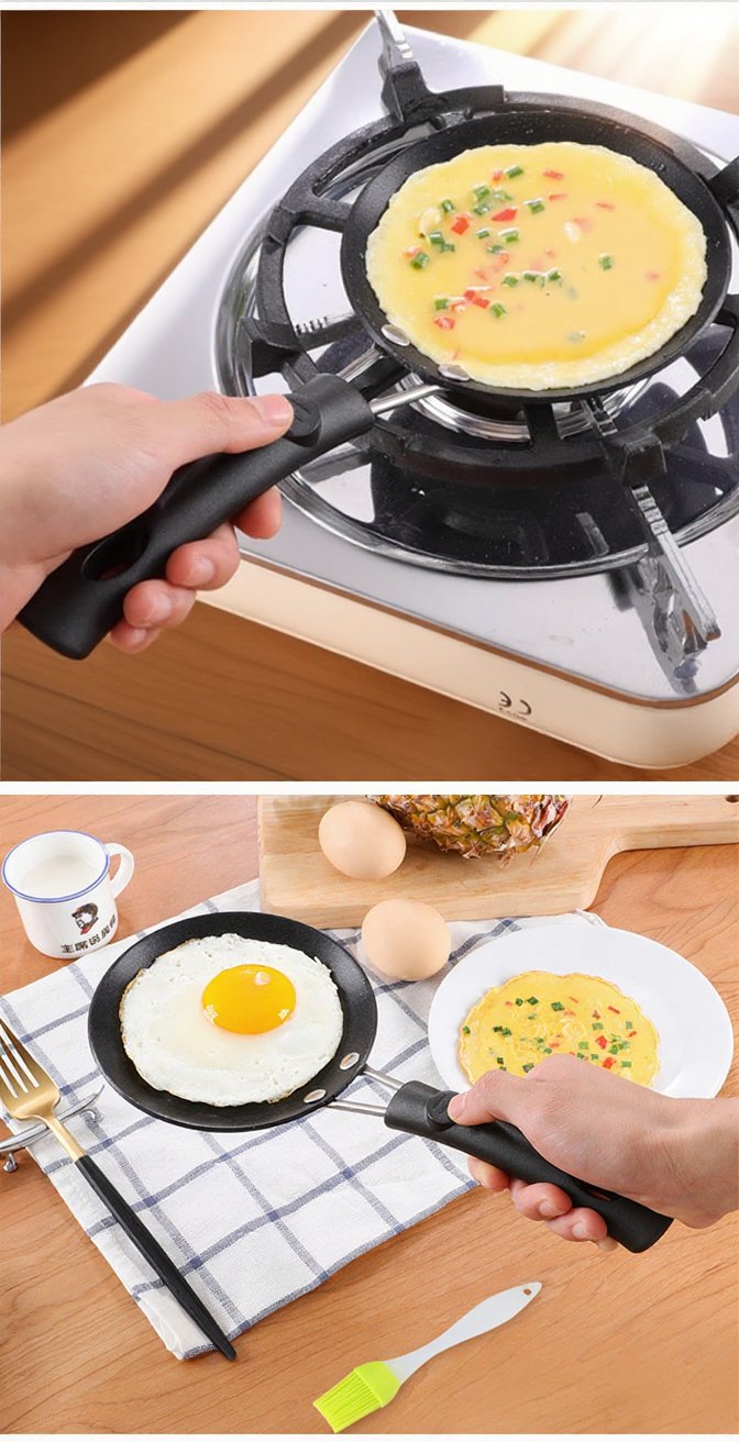 Wygodny uchwyt patelni zapewniający komfort użytkowania