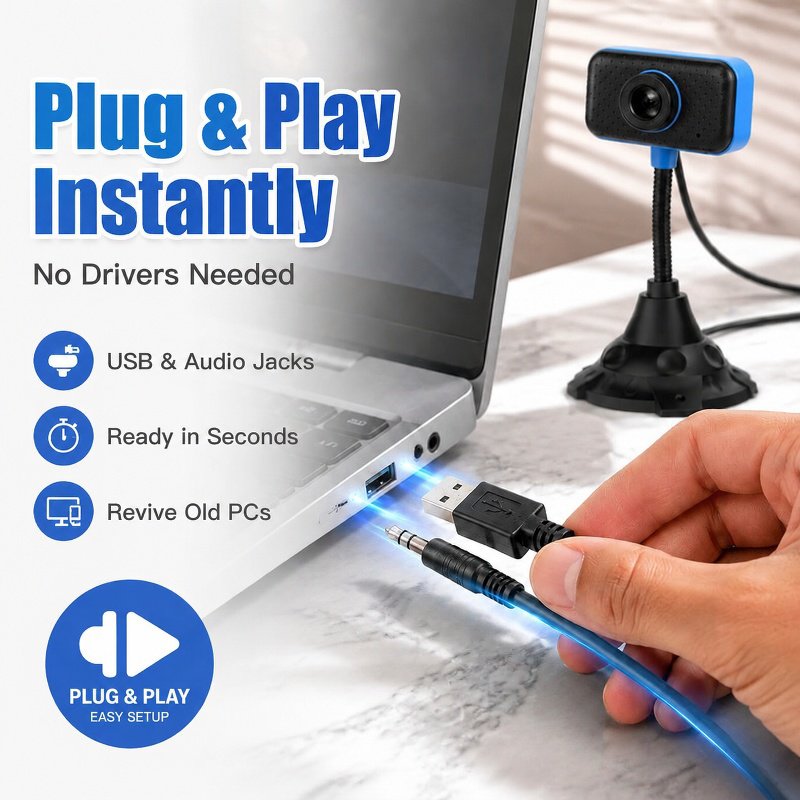 HD USB Computer Webcam