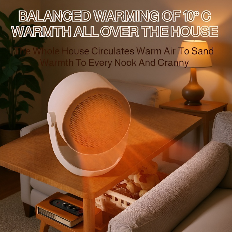 Quick Heat Electric Warmer - Wide-Angle Energy Efficient Heater