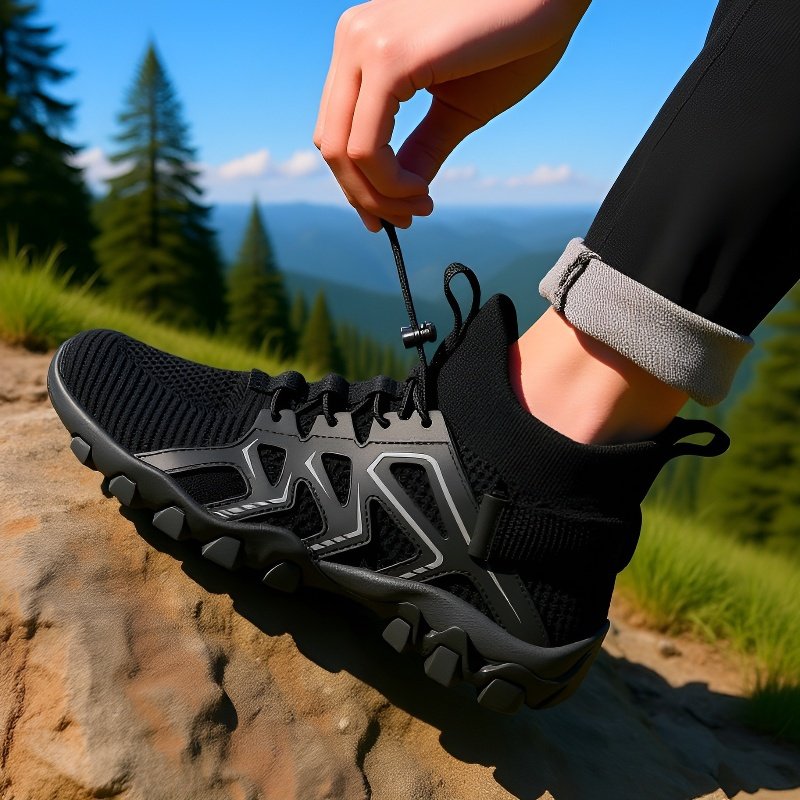 Stylisches Design der atmungsaktiven Wanderschuhe