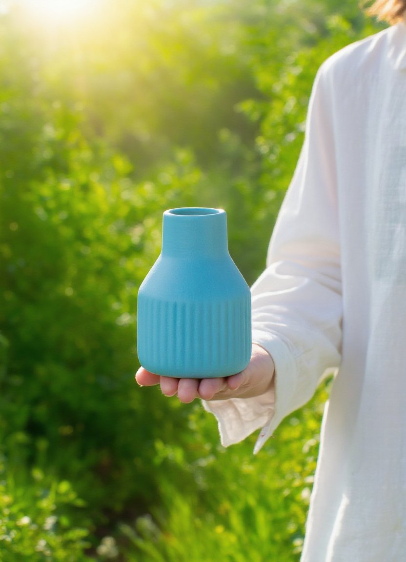 Elegáns matt váza otthoni használatra