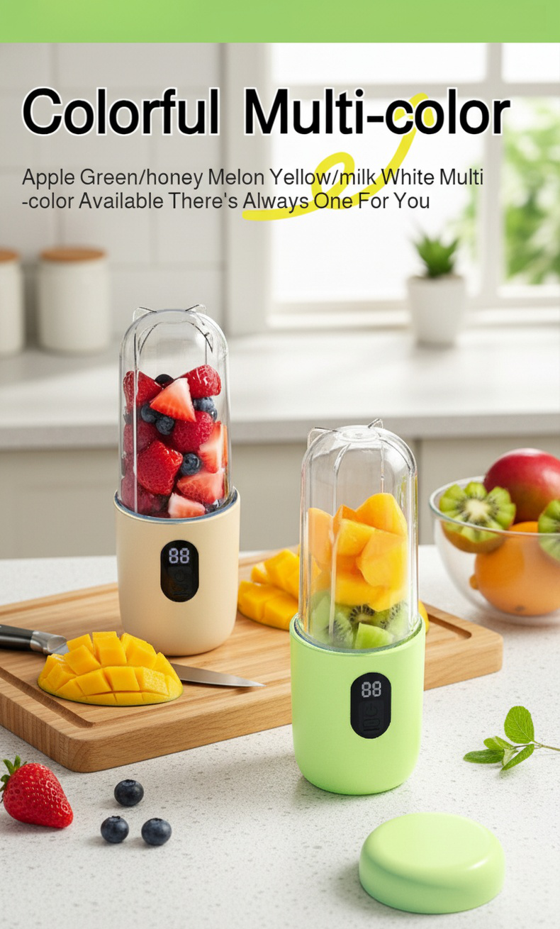 Lightweight USB juicer for outdoor activities