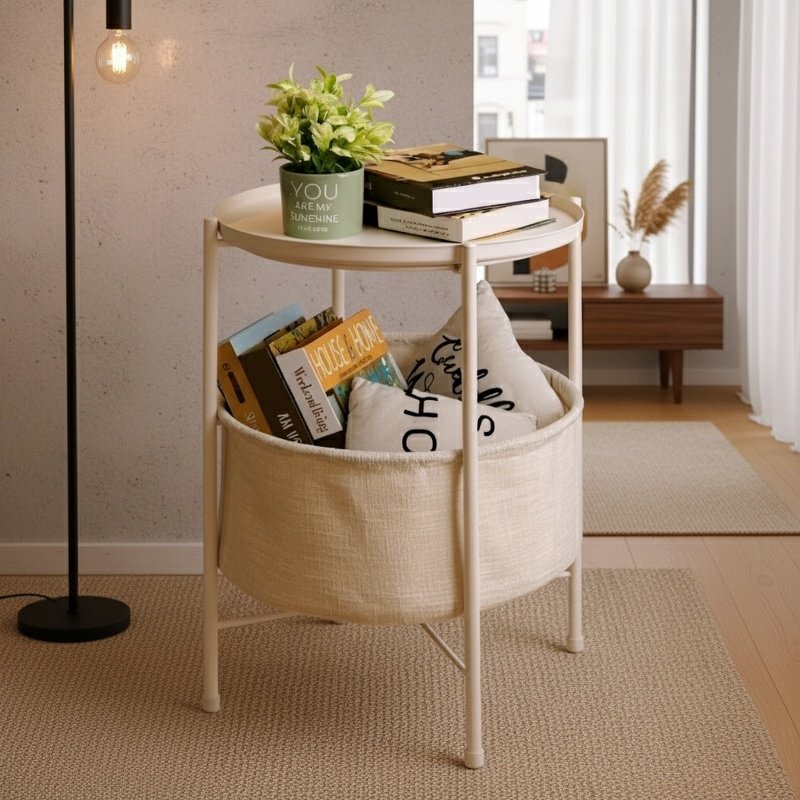 Sleek round table for modern interiors