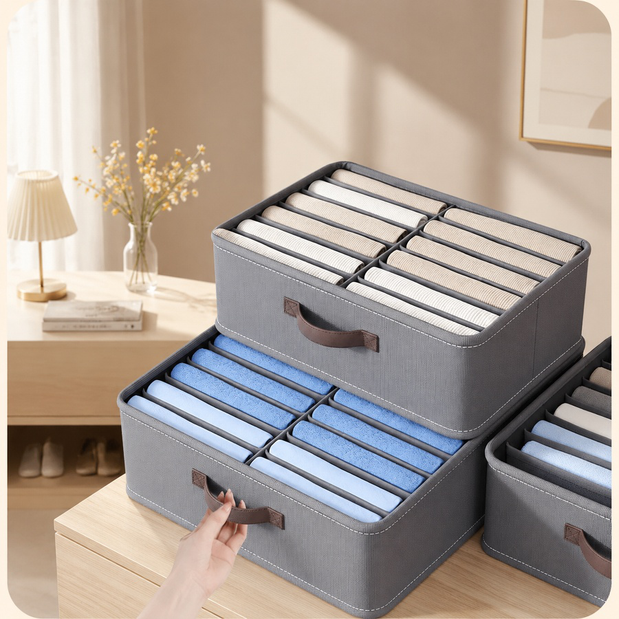 Multifunctional Shelf with Drawers used as an office organizer