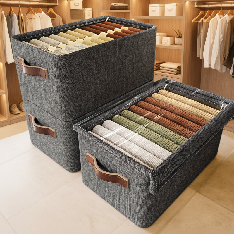 Multi-functional Foldable Storage Box