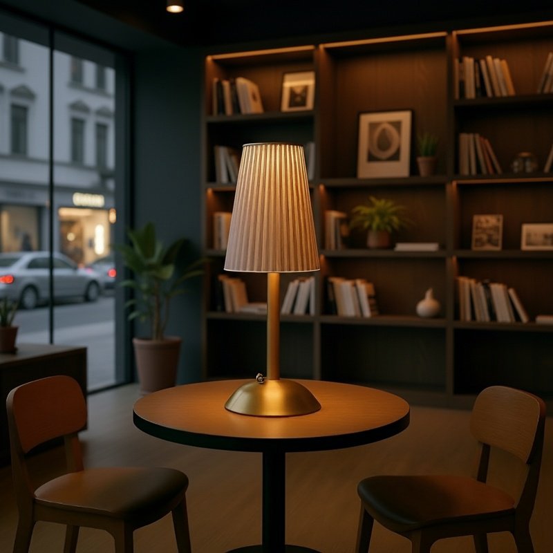 Lampe de chevet en cristal rétro à commande tactile
