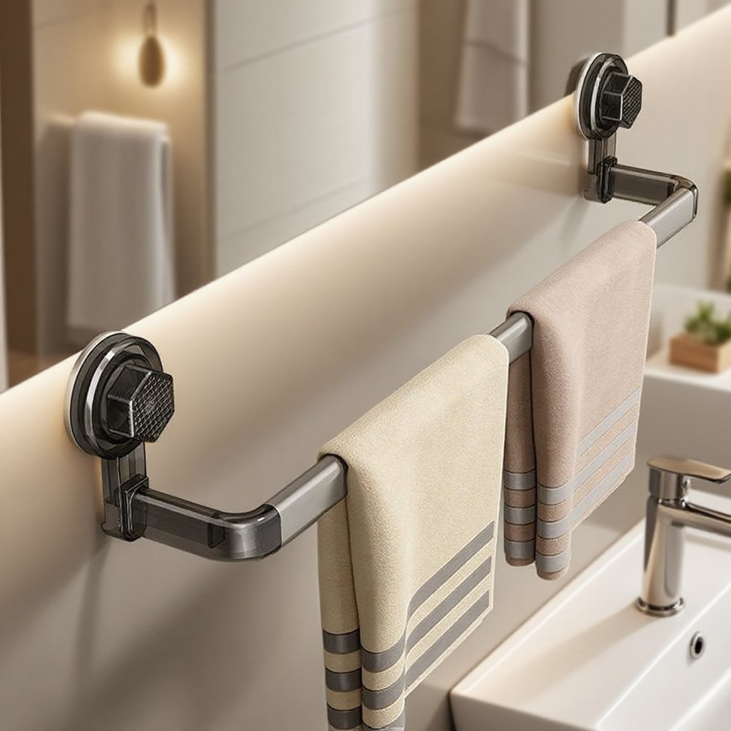 화장실 실용적인 수건걸이 제품 사진