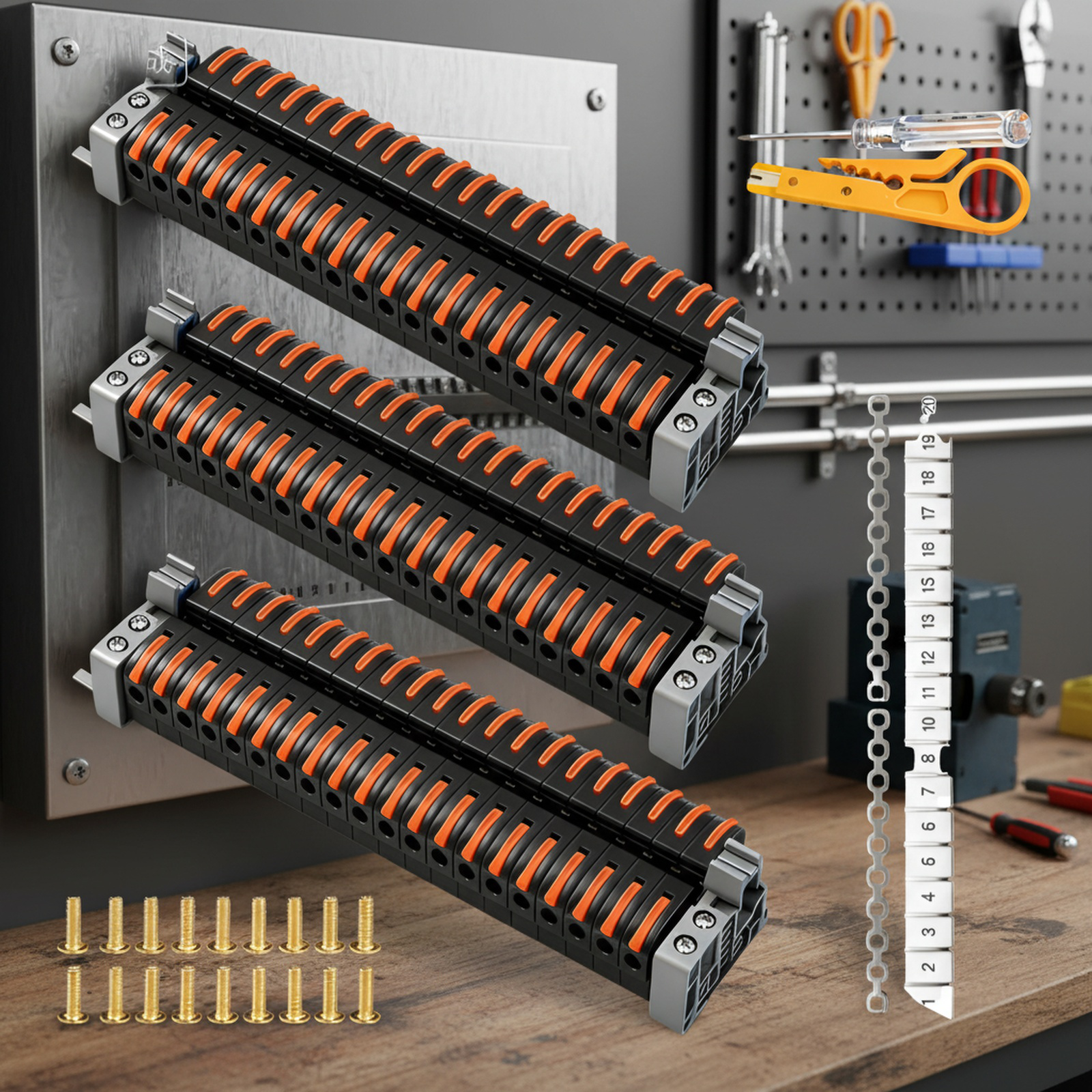 Bloc de jonction rapide PCTJM-211 - Connecteur à ouverture par pression - Bloc de jonction combiné s