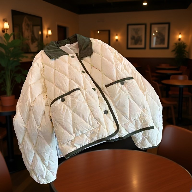 한국식 쇼트콧톤재킷