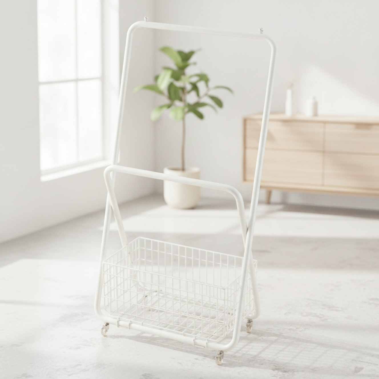 Modern clothes organizer for bedroom or balcony