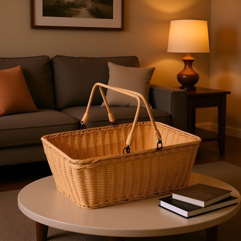 짠 쇼핑 바구니 보관함