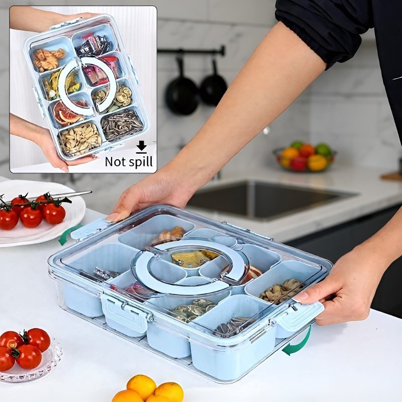 Caja organizadora de especias con tapa para cocina