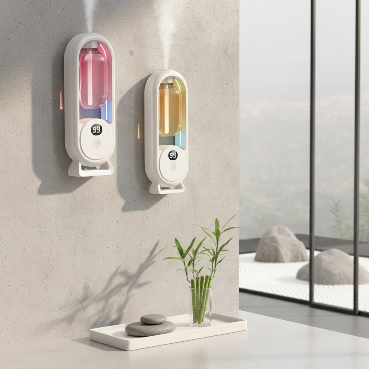 Automatic air freshener, long-lasting fragrance, air freshener for toilets, deodorizer, and indoor h