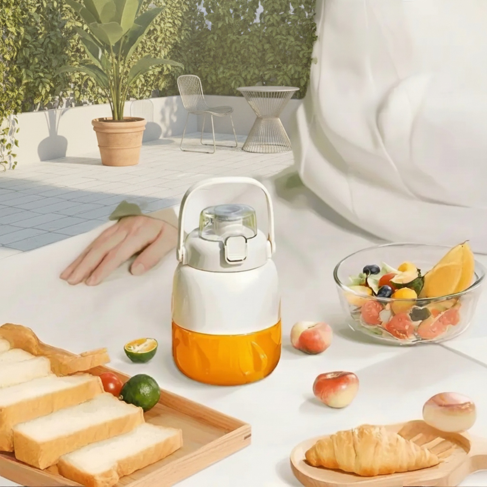Exprimidor portátil multifuncional para el hogar