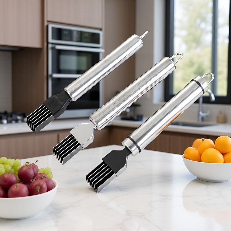 Kitchen Multifunctional Stainless Steel Onion Slicer