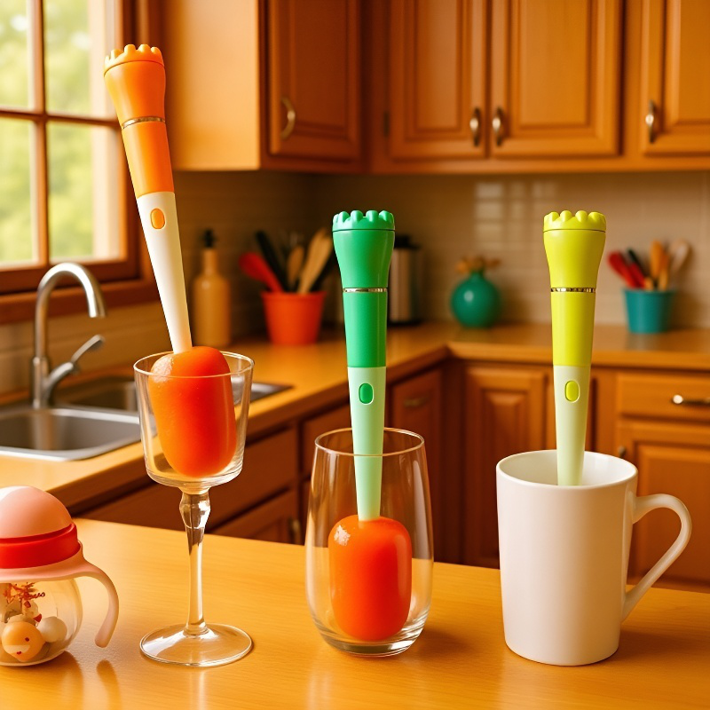 가정용컵솔 다용도 긴 손잡이 세척솔 유리컵 틈새솔 텀블러 사각 세척 트리플 브러쉬