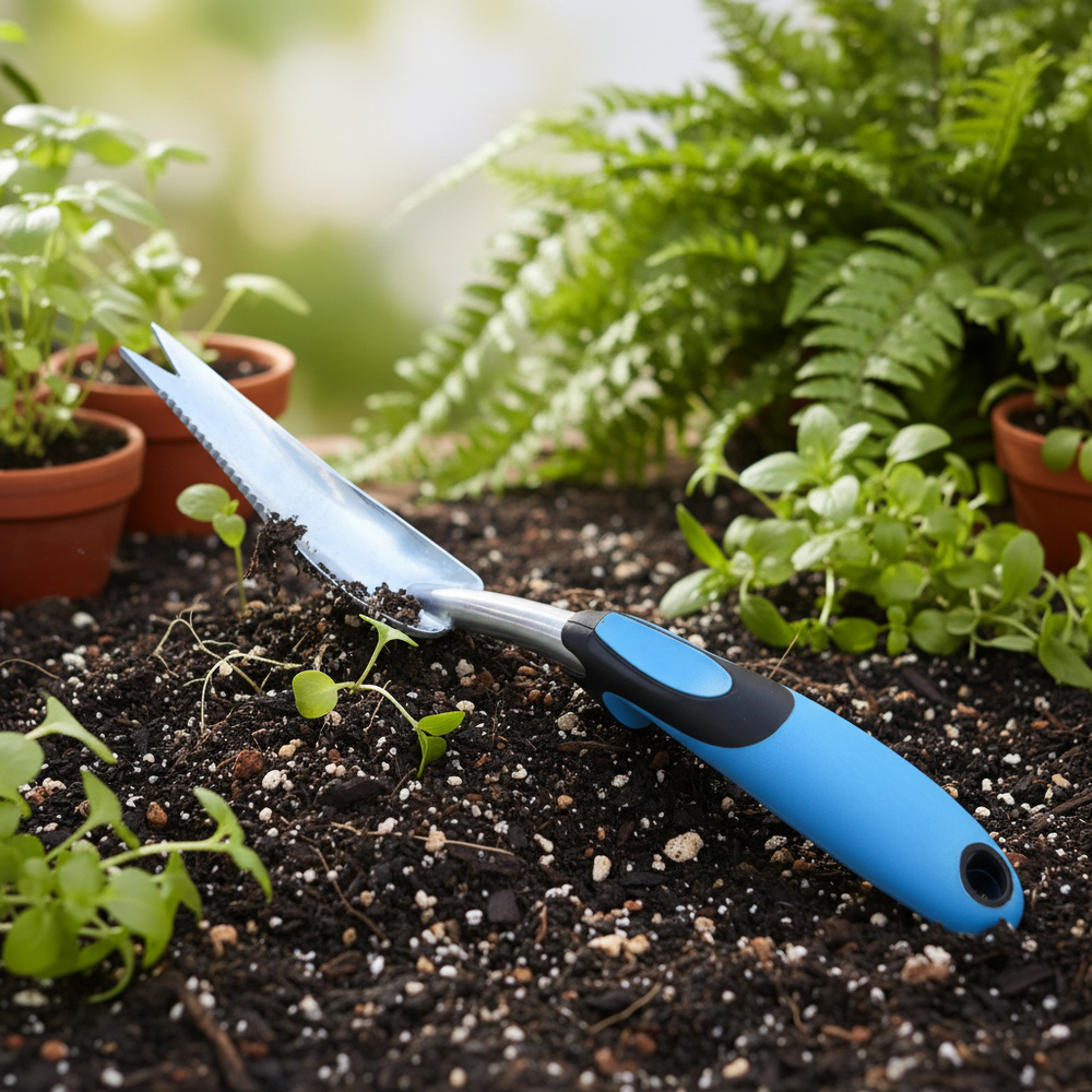 High quality aluminum weeding trowel with corrosion protection